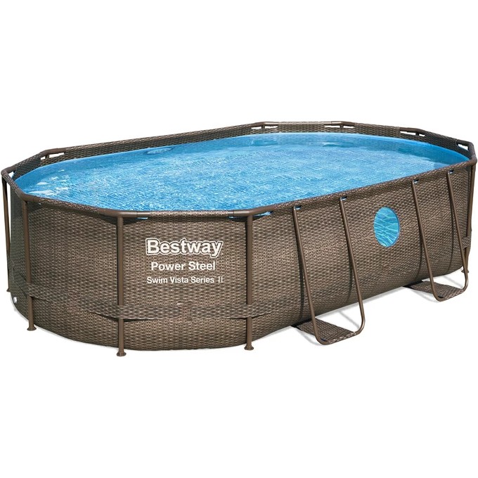 Чаша BESTWAY для каркасного бассейна 488х305х107см "Ротанг" P04111