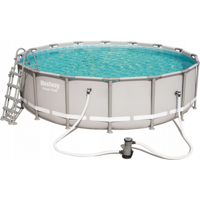 Каркасный бассейн BESTWAY 488х122 см, 19480 л. 56451 BW