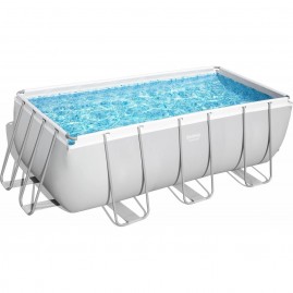 Каркасный бассейн BESTWAY POWER STEEL 412х201х122см, 8124л + песочный ф/насос 3028