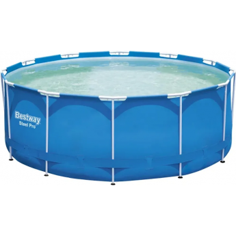 Каркасный бассейн BESTWAY STEEL PRO 13898/56420 366х122см, 10250л, фильтр-насос 2006л/ч, лестница