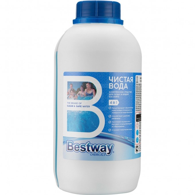 Комплексное средство для ухода за водой BESTWAY Чистая вода 4 в 1 (750 г) OW0.75L BW