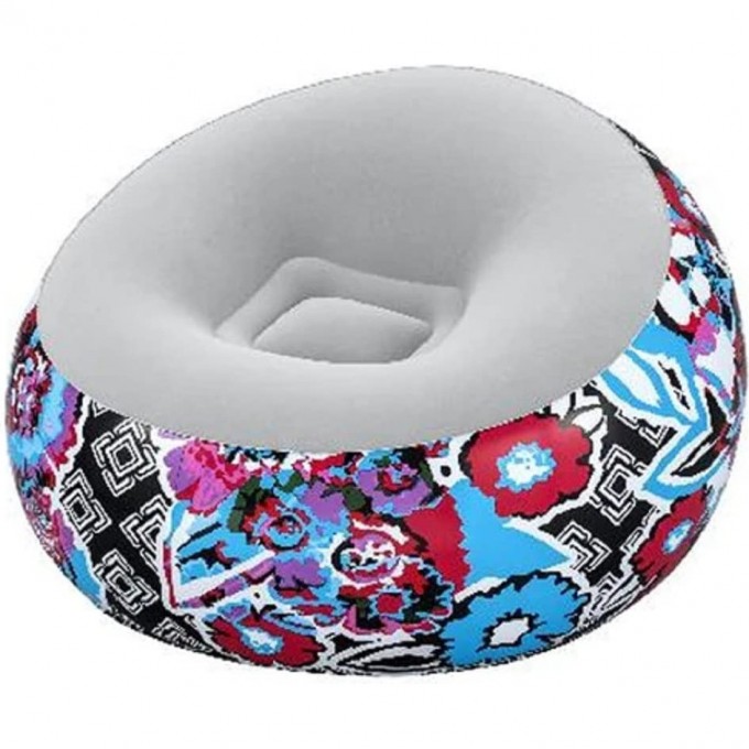Надувное кресло BESTWAY INFLATE-A-CHAIR FLORAL 75111 112x112x66см 75111 BW