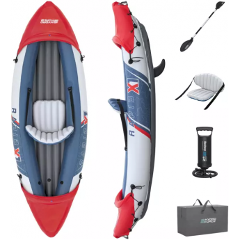 Надувной каяк BESTWAY RAPID X1 KAYAK SET 65176 BW 290х91см
