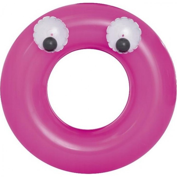 Надувной круг BESTWAY ГЛАЗАСТИКИ 91 см, от 10 лет, розовый 36119 BW POZOBYII