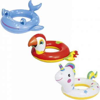 Надувной круг BESTWAY ЖИВОТНЫЕ 3-6 лет, 3 вида