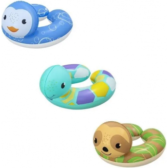 Надувной круг BESTWAY ЖИВОТНЫЕ 36405 разъемный, 3-6 лет, до 30 кг, 3 вида Надувной круг BESTWAY ЖИВОТНЫЕ 36405 разъемный, 3-6 лет, до 30 кг, 3 вида