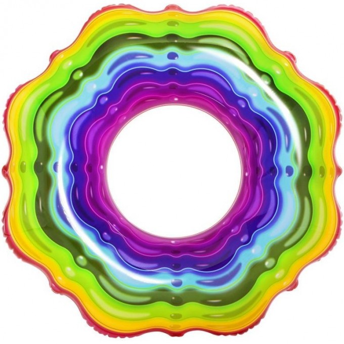 Надувной круг BESTWAY РАДУЖНАЯ ЛЕНТА 115см от 12 лет 36163 BW