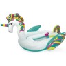 Надувной матрас-остров для плавания BESTWAY ЕДИНОРОГ 590х404см с ручками и подстаканниками, до 540кг 43228 BW