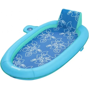 Надувной матрас-шезлонг для плавания 188x98x38 см BESTWAY FLEX 'N FOLD 43733 с сеткой, до 140 кг Надувной матрас-шезлонг для плавания 188x98x38 см BESTWAY FLEX 'N FOLD 43733 с сеткой, до 140 кг