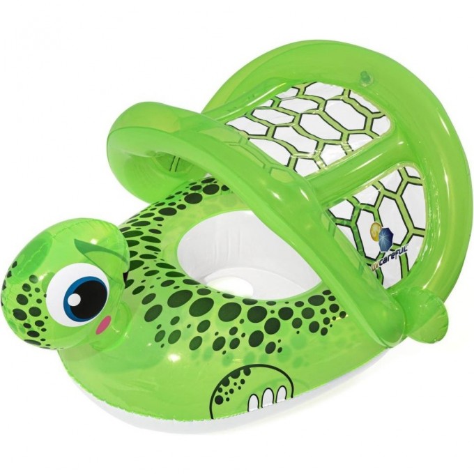 Надувные водные ходунки BESTWAY ЧЕРЕПАХА 74х66 см, с тентом, 1-2 лет 34094 BW