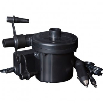 Насос электрический BESTWAY SIDEWINDER 12В/220В "AC/DC" с адаптером, 3 насадки в комплекте Насос электрический BESTWAY SIDEWINDER 12В/220В "AC/DC" с адаптером, 3 насадки в комплекте