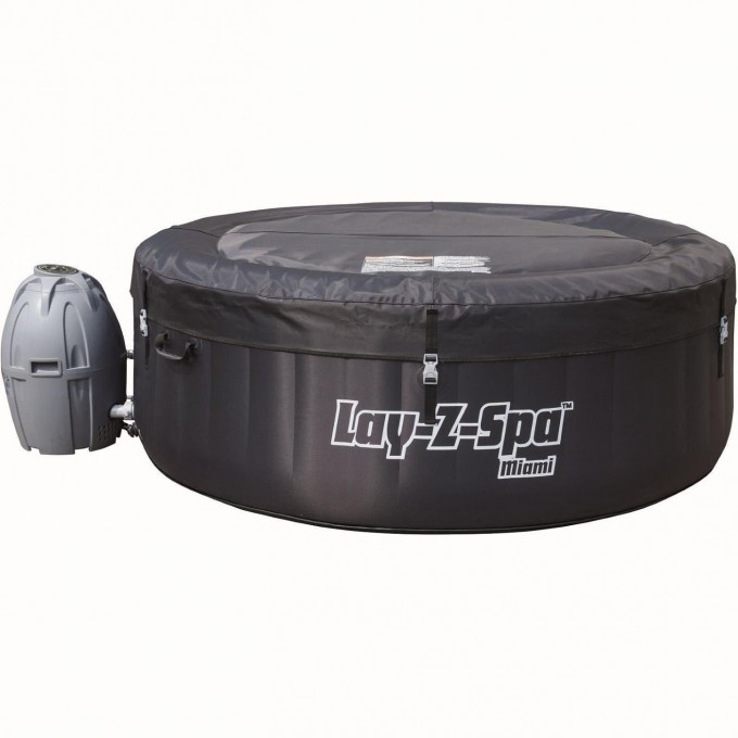 СПА-бассейн BESTWAY MIAMI AIRJET 132х180х66 см, 669 л, круглый, аэромассаж 54123 BW