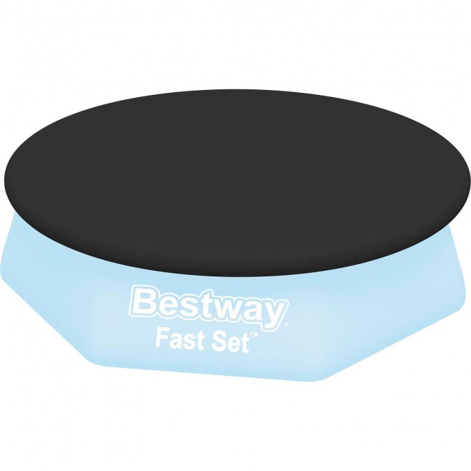 Тент для бассейна BESTWAY FAST SET POOLS с надувным бортом 244см (D240см) 58032 BW