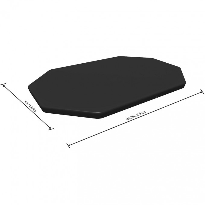 Тент для каркасного бассейна BESTWAY POWER STEEL OVAL POOLS 305х200х84 см 58424 BW